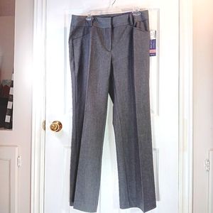 NWT Reitmans Women's Grey Boot Cut Dress Pants Minimalist Size 13